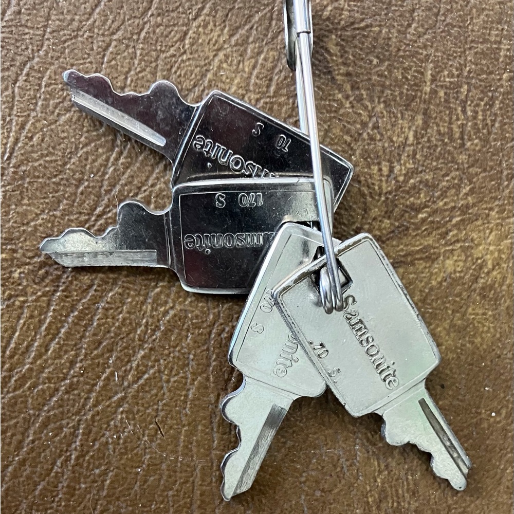 Samsonite Luggage Key Original Vintage Keys Stamped 170 S/ 70 S